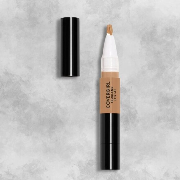 Covergirl TruBlend It's Lit Brightening Concealer Pen 500 Medium Deep W OS BNWT - Picture 2 of 4
